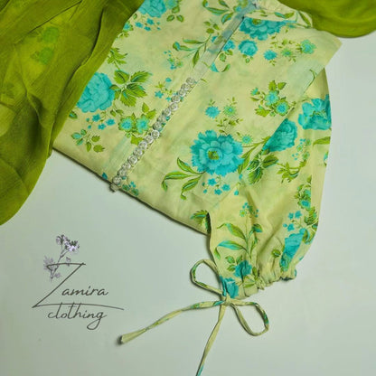3-Piece Printed Lawn Suit – By Zamaira Clothing